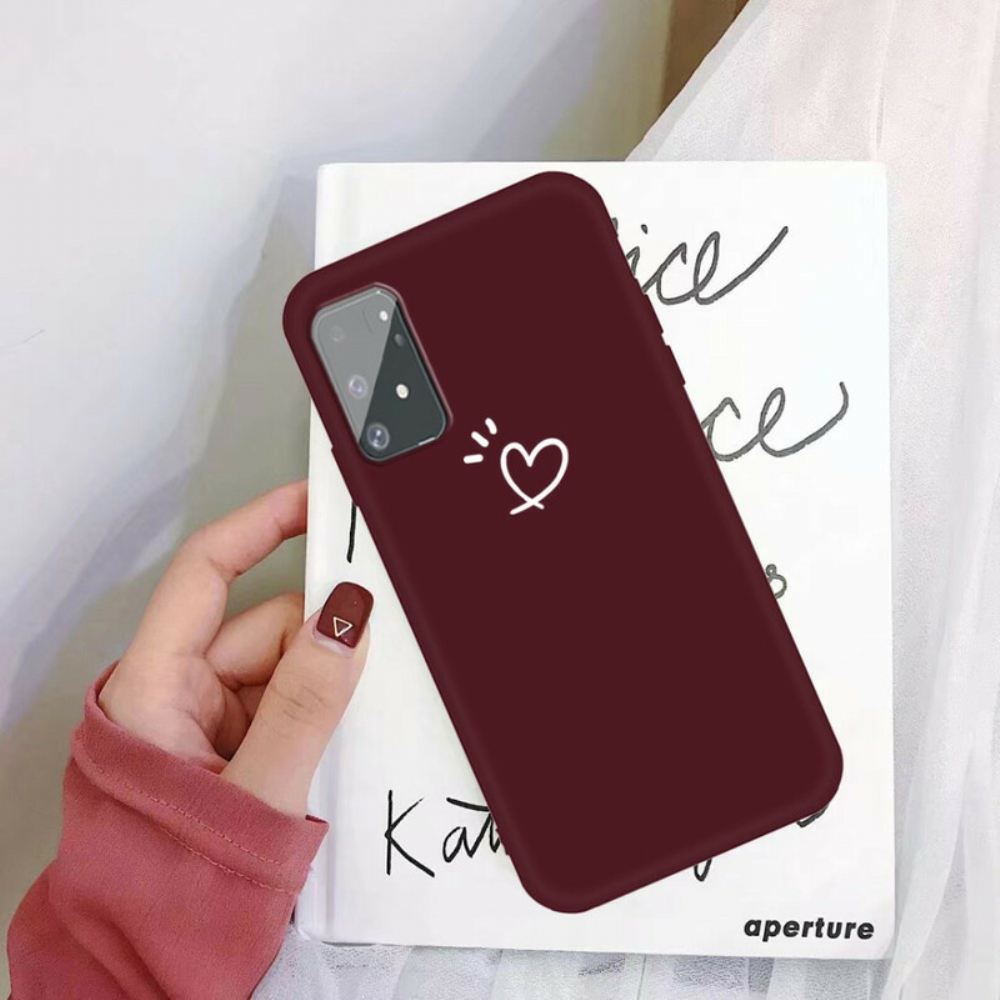 Kryty Na Mobil Na Samsung Galaxy S10 Lite Silikonové Bijící Srdce