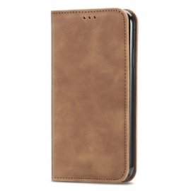 Kožené Pouzdro Folio Xiaomi Redmi Note 14 Pro Plus 5g Kožený Efekt