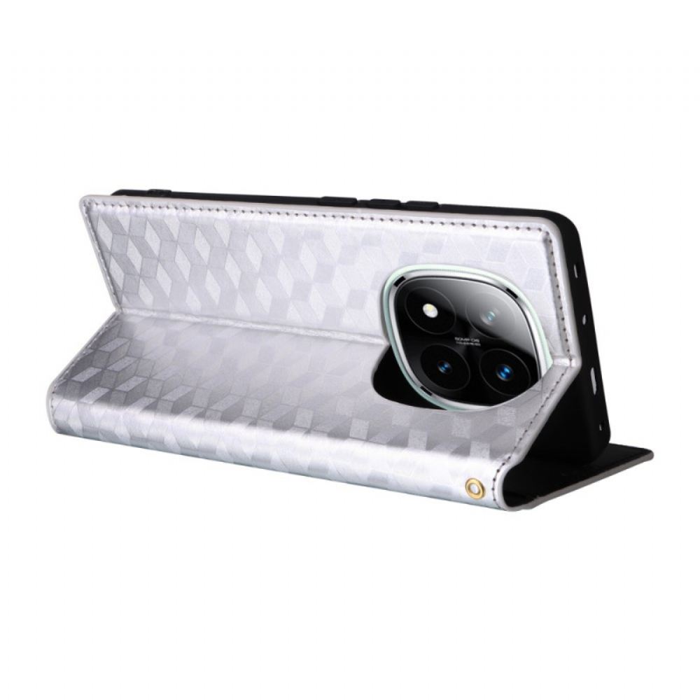 Kožené Pouzdro Folio Xiaomi Redmi Note 14 Pro Plus 5g Lesklý 3d Vzor