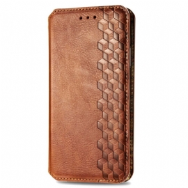 Kožené Pouzdro Folio Xiaomi Redmi Note 14 Pro Plus 5g Semišový Efekt Frieze