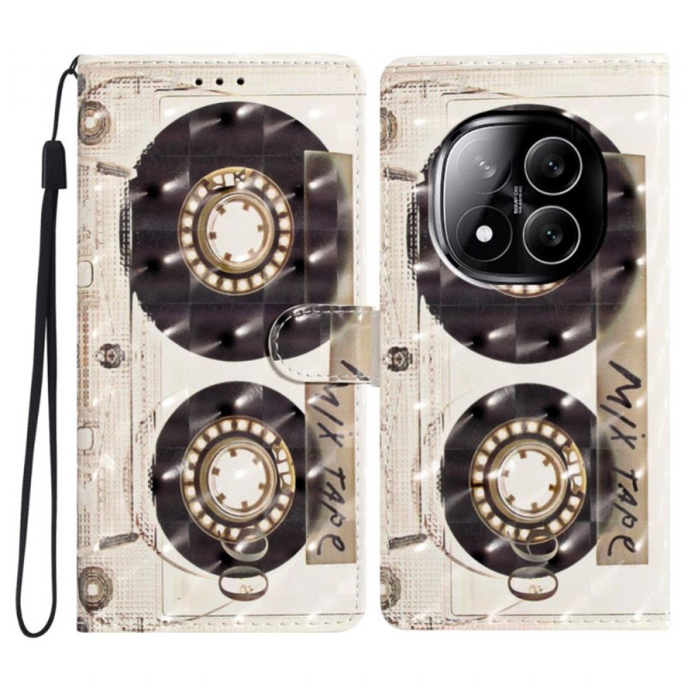 Kožený Kryt Xiaomi Redmi Note 14 Pro Plus 5g 3d Kazeta