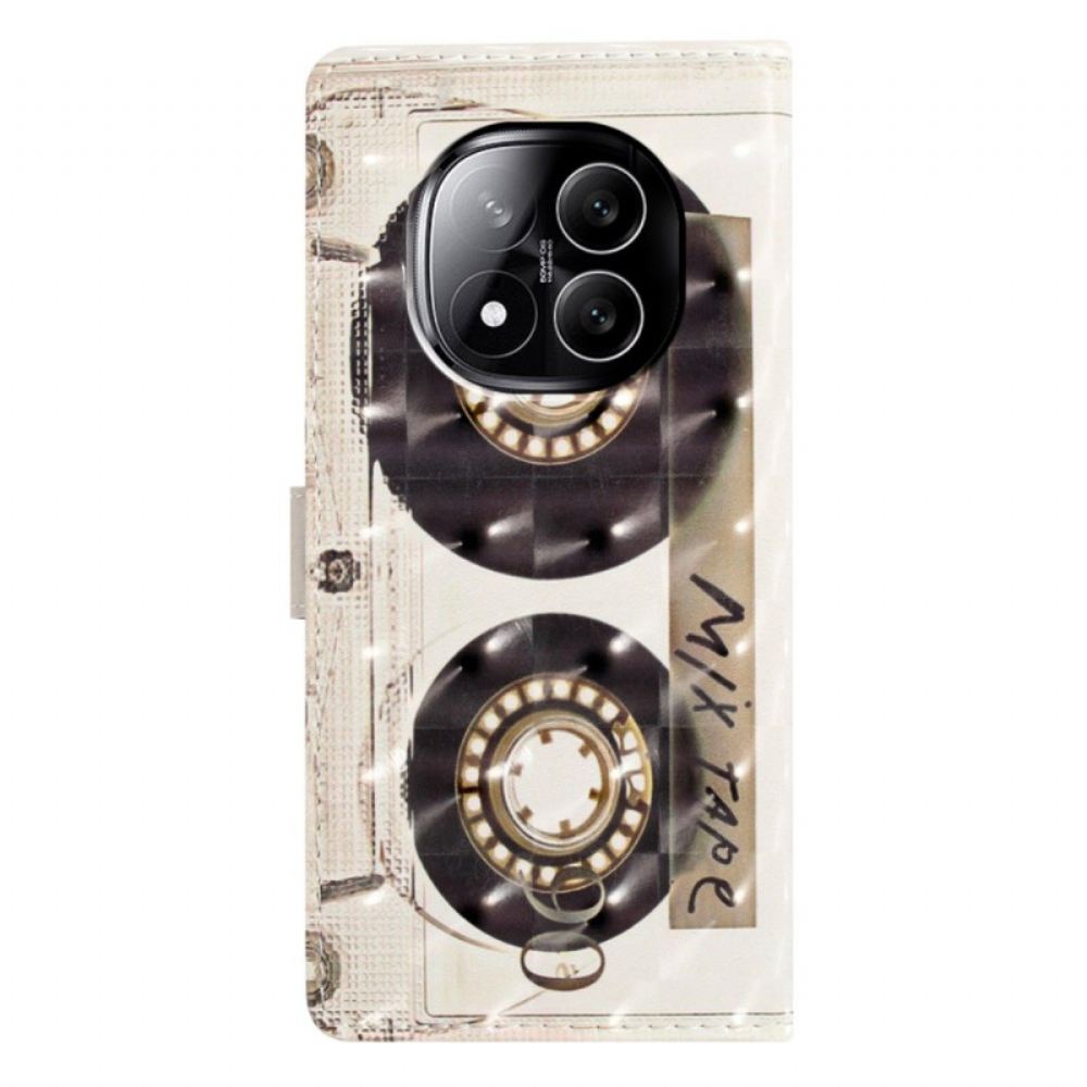 Kožený Kryt Xiaomi Redmi Note 14 Pro Plus 5g 3d Kazeta