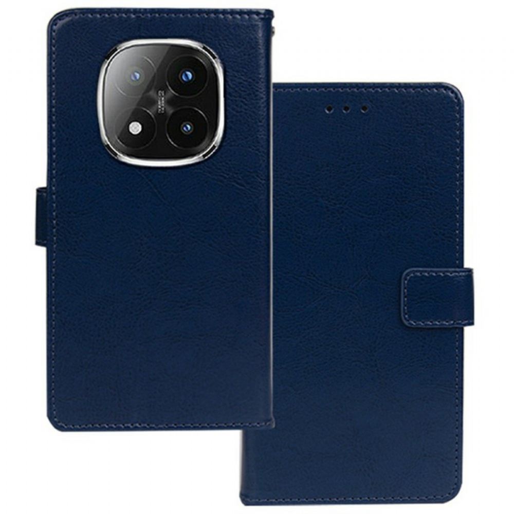 Kožený Kryt Xiaomi Redmi Note 14 Pro Plus 5g Idewei