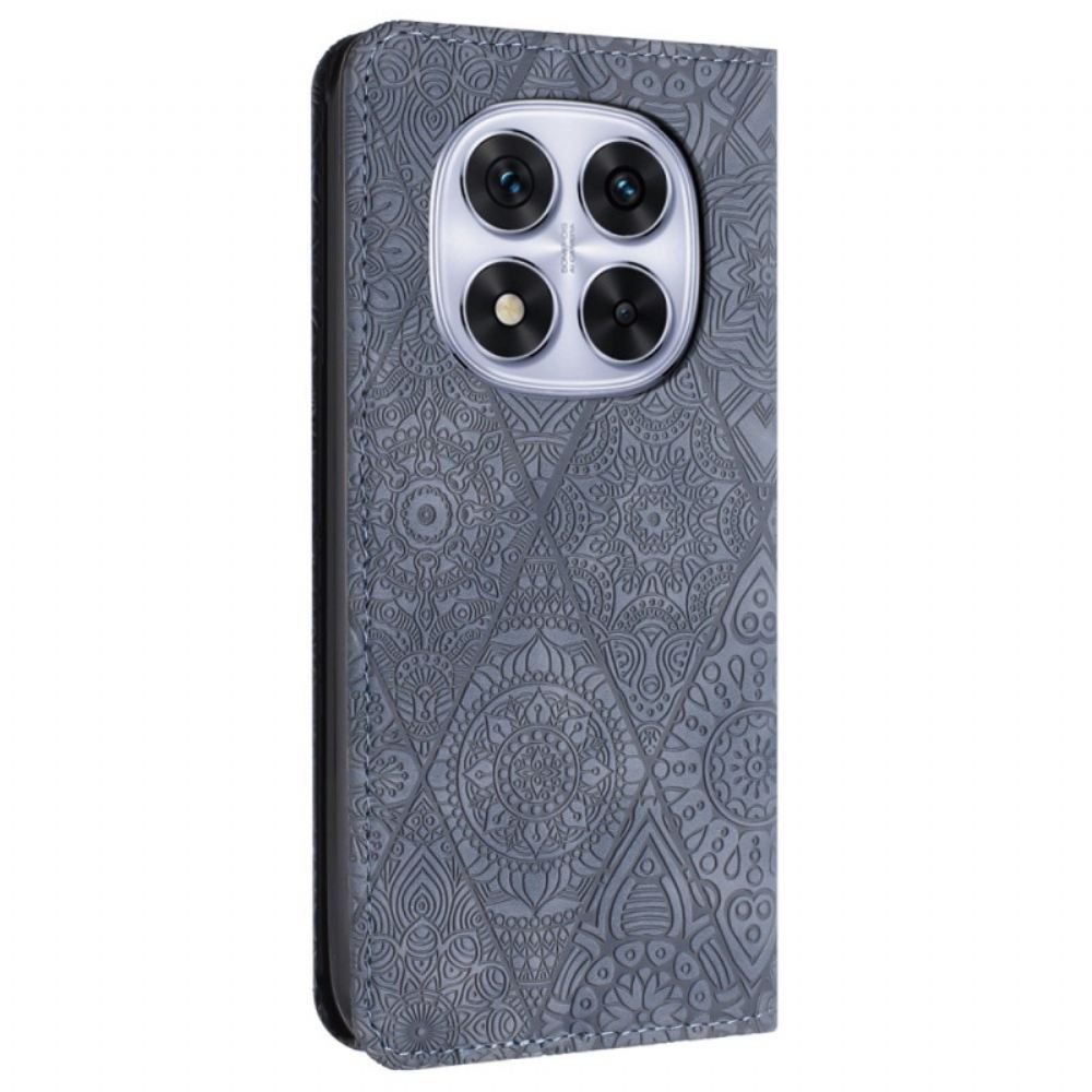 Kožený Kryt Xiaomi Redmi Note 14 Pro Plus 5g Patchwork