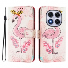 Kožený Kryt Xiaomi Redmi Note 14 Pro Plus 5g Vzor Ptáků