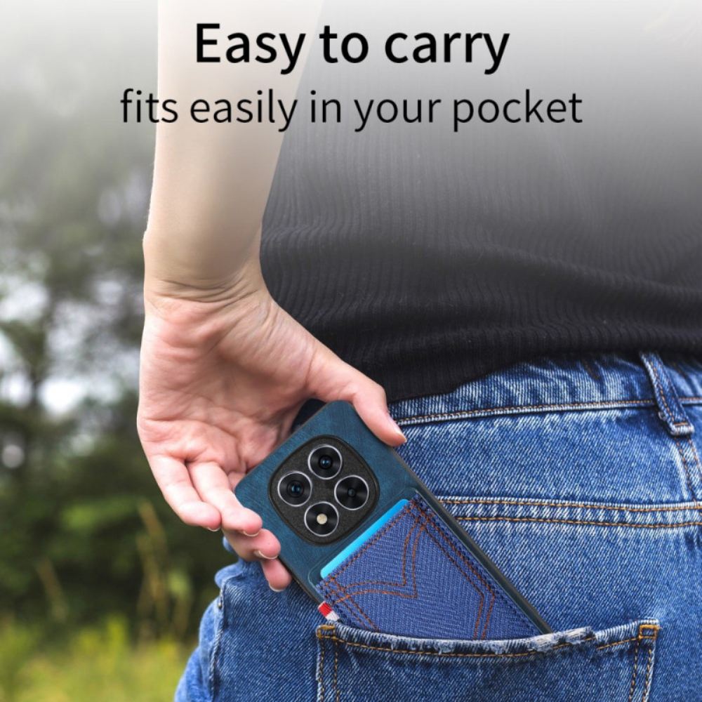 Kryt Na Xiaomi Redmi Note 14 Pro Plus 5g Džínová Látka