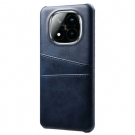 Kryt Na Xiaomi Redmi Note 14 Pro Plus 5g Pouzdro Na Karty S Koženým Efektem