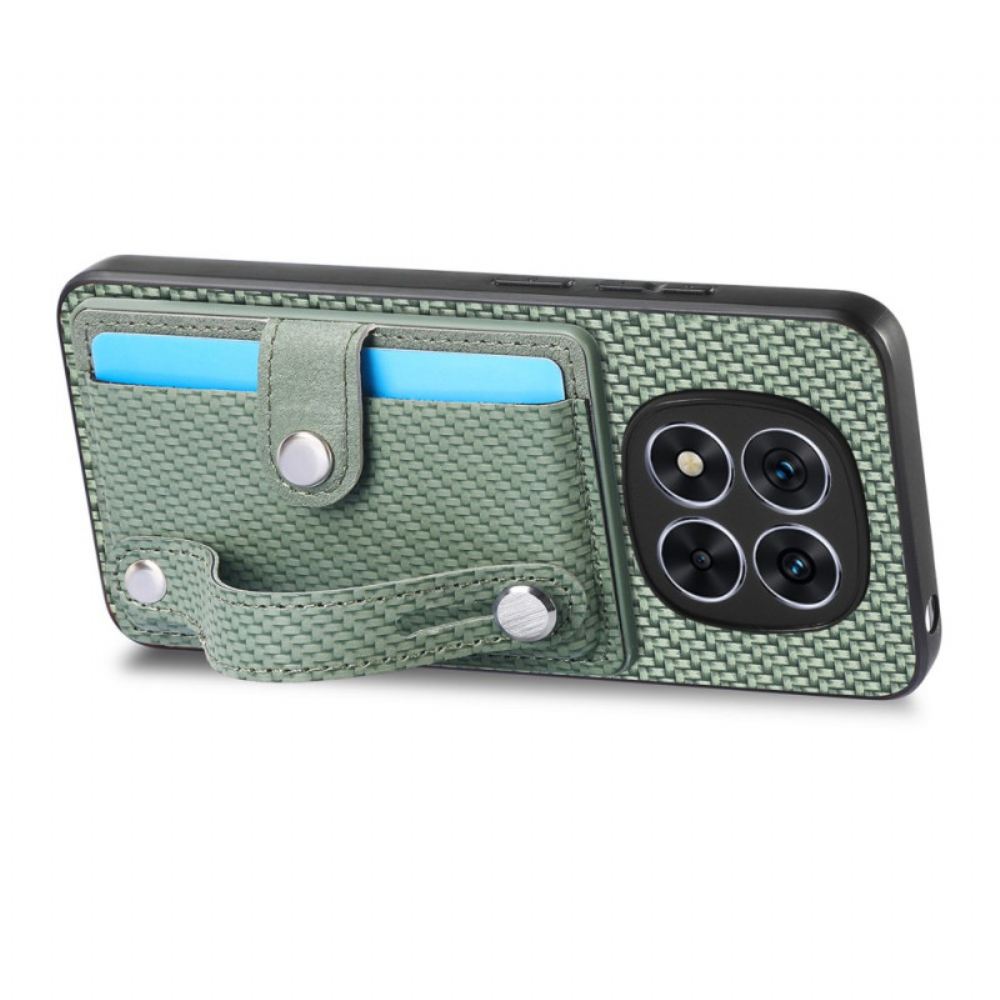 Kryt Na Xiaomi Redmi Note 14 Pro Plus 5g S Pouzdrem Na Karty A Manuálním Popruhem