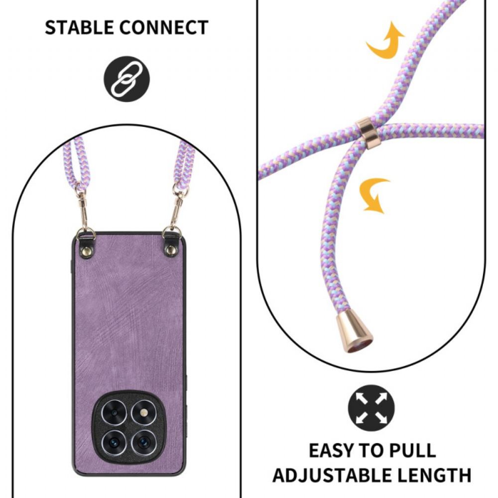 Kryt Xiaomi Redmi Note 14 Pro Plus 5g Kožený Efekt