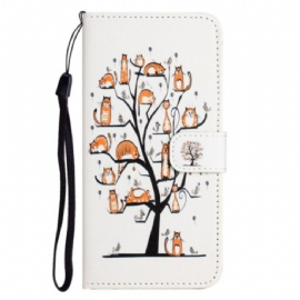 Peněženková Pouzdra Xiaomi Redmi Note 14 Pro Plus 5g Kočka Na Stromě