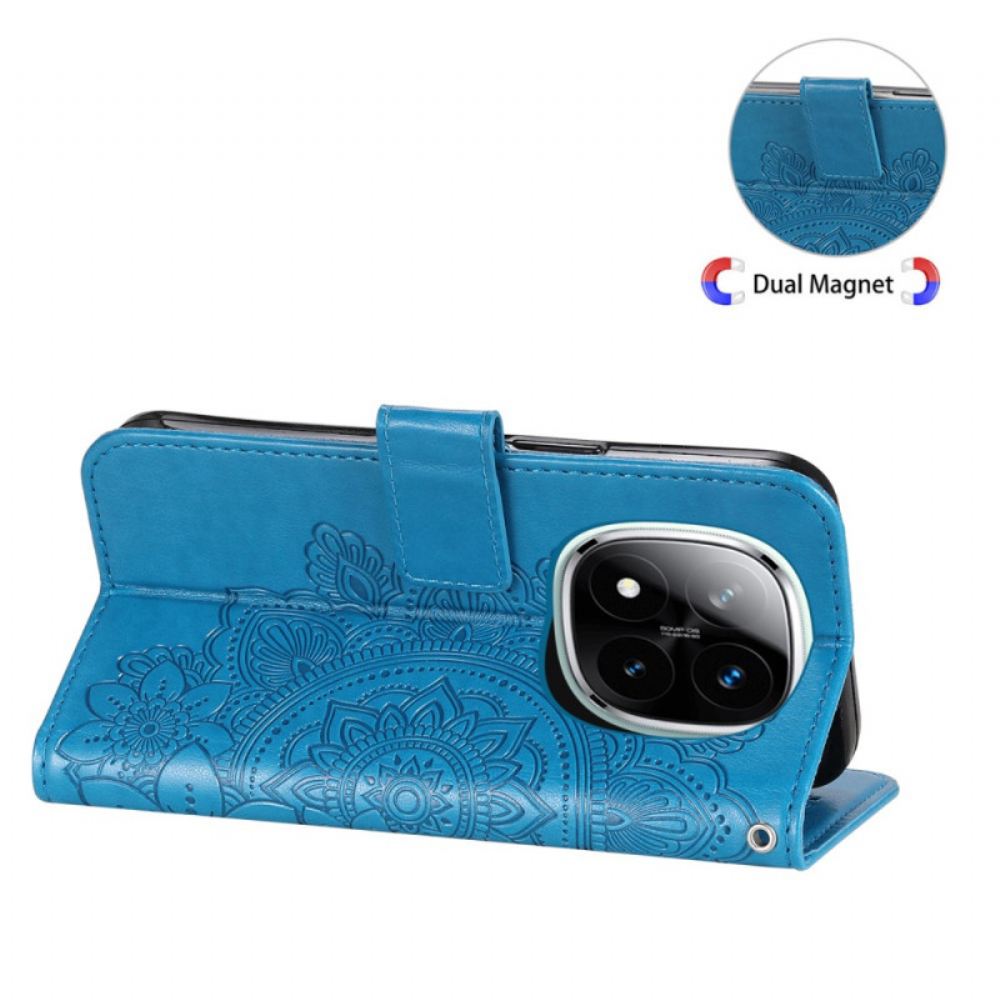 Peněženková Pouzdra Xiaomi Redmi Note 14 Pro Plus 5g Potisk Mandaly