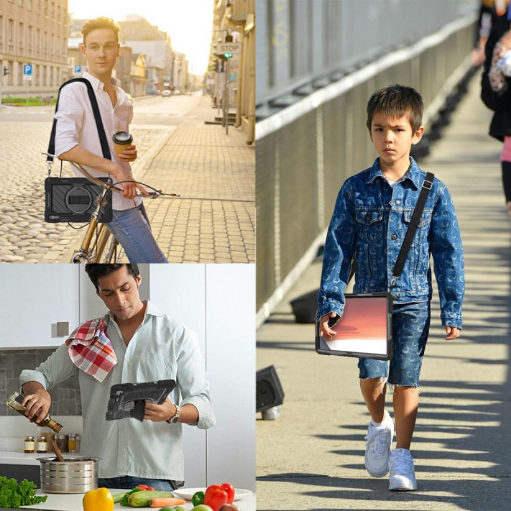 Kryt Samsung Galaxy Tab S10 Fe Plus Stojan A Ramenní Popruh