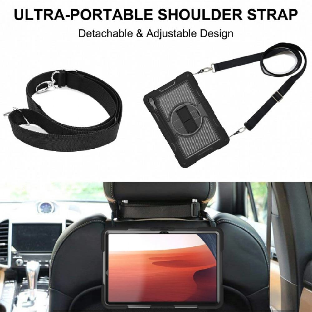 Kryt Samsung Galaxy Tab S10 Fe Plus Stojan A Ramenní Popruh