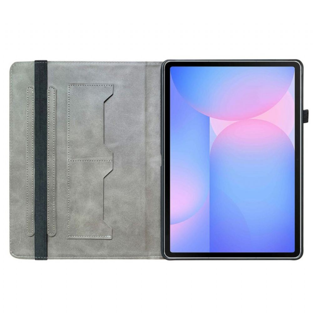 Pouzdro Samsung Galaxy Tab S10 Fe Plus Růžová Pivoňka