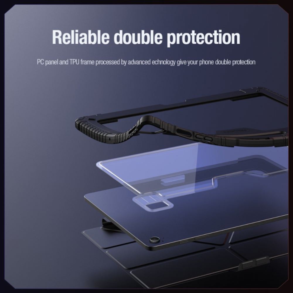 Samsung Galaxy Tab S10 Fe Plus Nárazník Nillkin S Origami Stojánkem A Posuvným Krytem