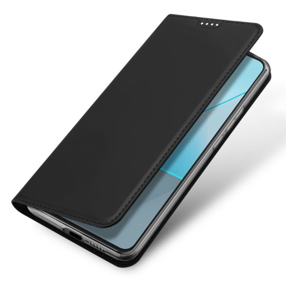 Kožené Pouzdro Folio Na Poco X6 5g Skin Pro Series Dux Ducis