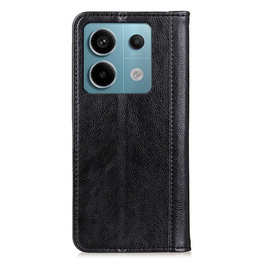 Kožené Pouzdro Poco X6 5g Textura Liči