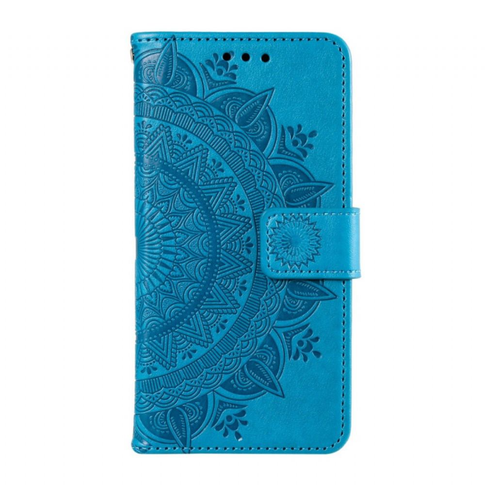 Kožený Kryt Na Poco X6 5g Mandala Sun S Popruhem