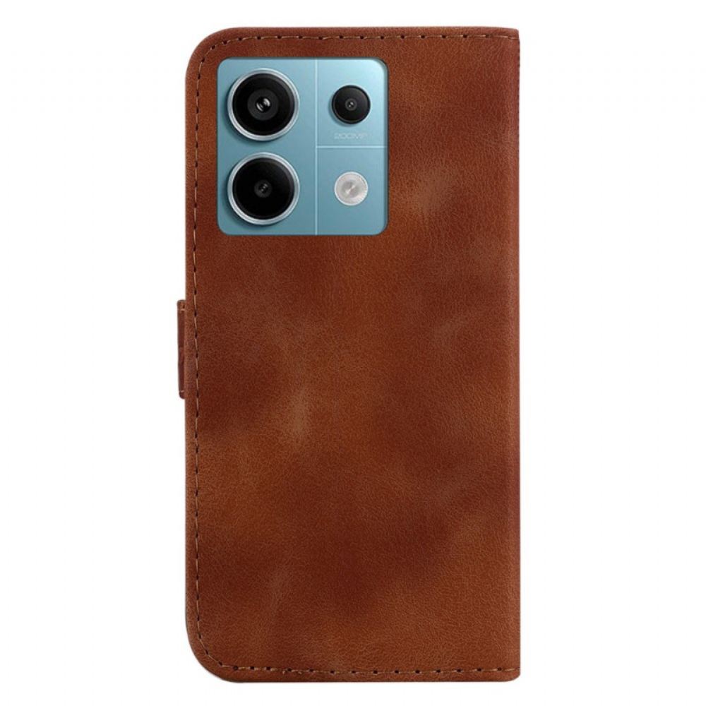 Kožený Kryt Poco X6 5g Design 7 S Popruhem