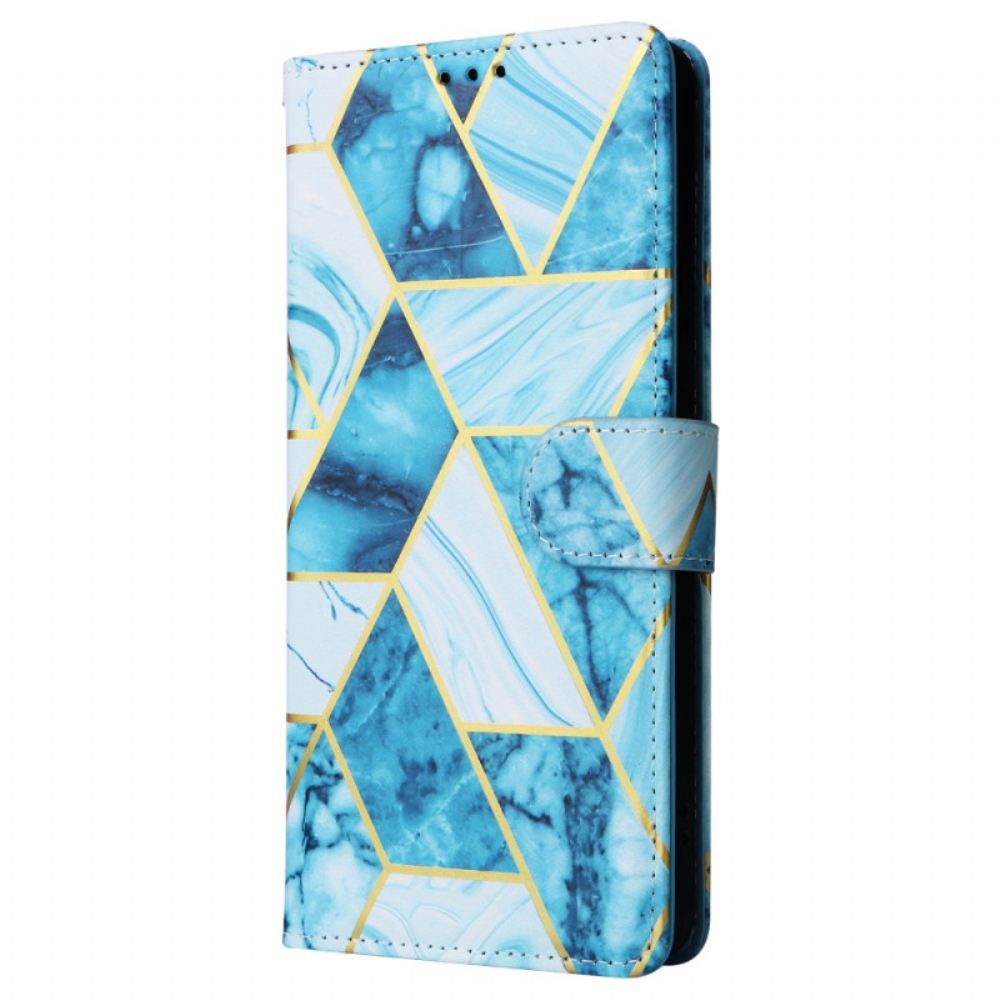 Kožený Kryt Poco X6 5g Design Mramorového Popruhu