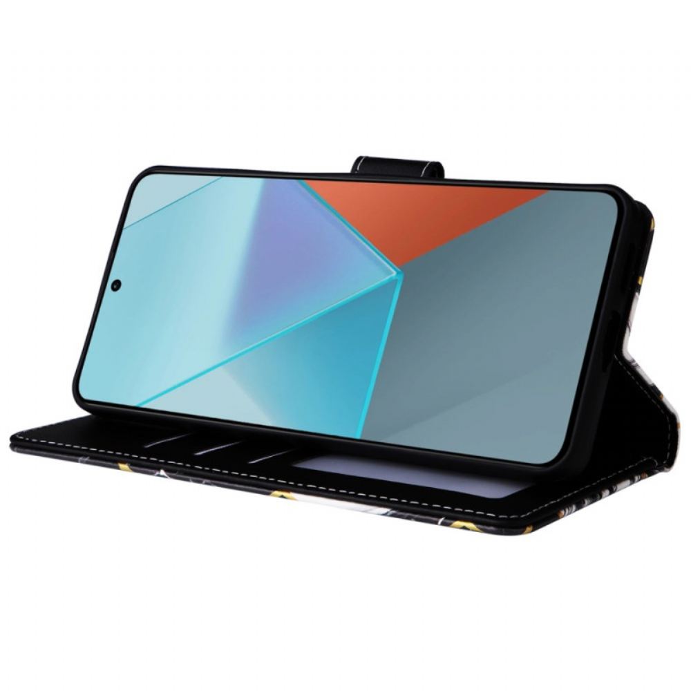 Kožený Kryt Poco X6 5g Design Mramorového Popruhu