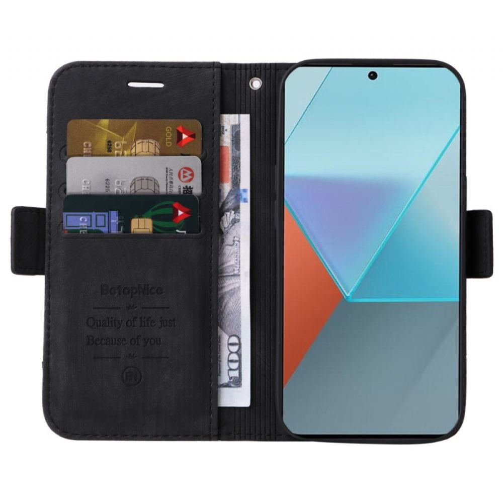 Kožený Kryt Poco X6 5g Kožený Styl Betopnice