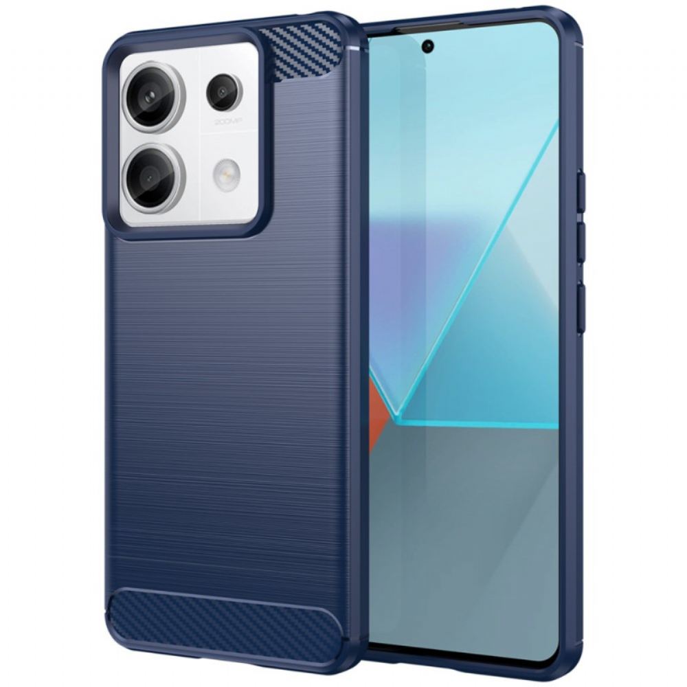 Kryt Na Poco X6 5g Textura Uhlíkových Vláken