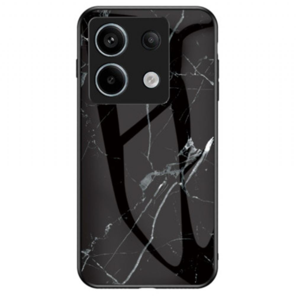 Kryt Poco X6 5g Kryty Na Mobil Tvrzené Sklo Z Černého Mramoru