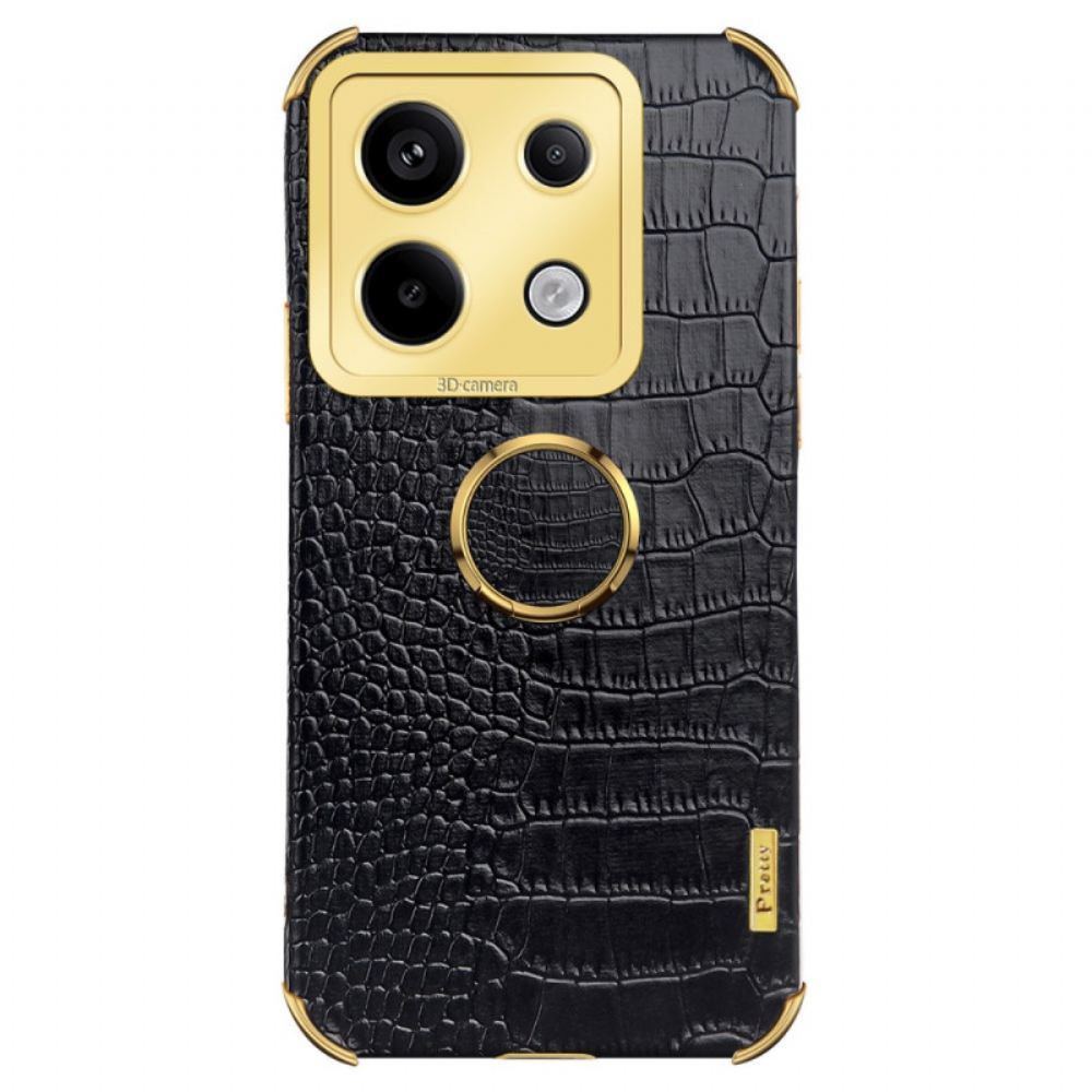 Kryt Poco X6 5g Styl Krokodýl S Podpůrným Kroužkem