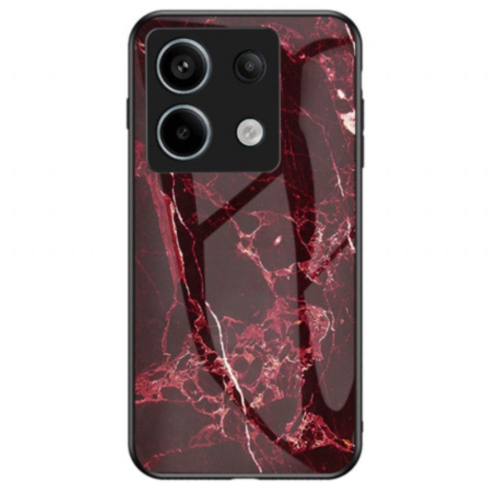 Kryt Poco X6 5g Tvrzené Sklo Z Červeného Mramoru
