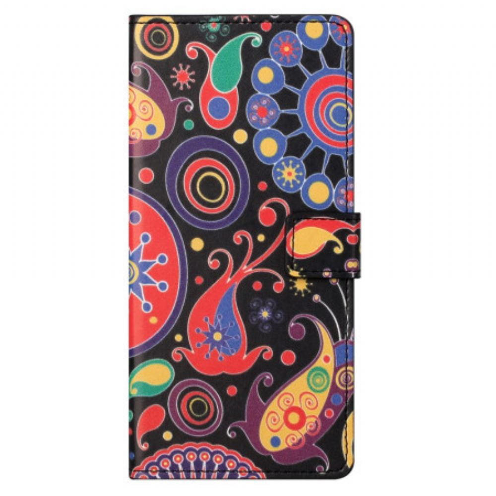 Peněženková Pouzdra Poco X6 5g Kryty Na Mobil Galaxy Pattern
