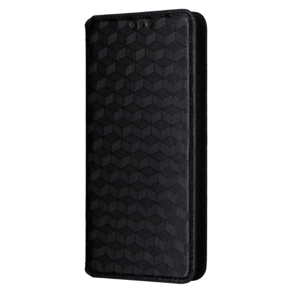 Kožené Pouzdro Folio Oneplus Nord 4 Kosočtvercový Vzor