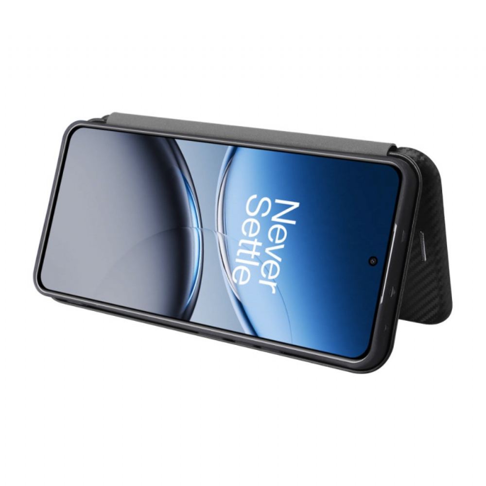 Kožené Pouzdro Folio Oneplus Nord 4 Uhlíkové Vlákno