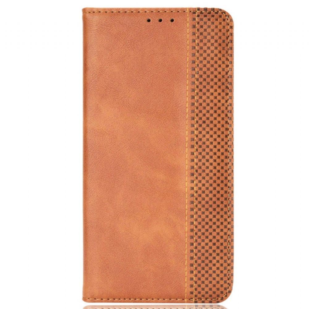 Kožené Pouzdro Folio Oneplus Nord 4 Vintage Okraj