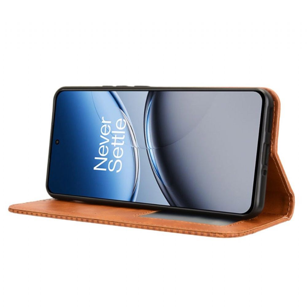 Kožené Pouzdro Folio Oneplus Nord 4 Vintage Okraj