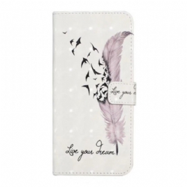 Kožený Kryt Na Oneplus Nord 4 3d Růžové Pírko