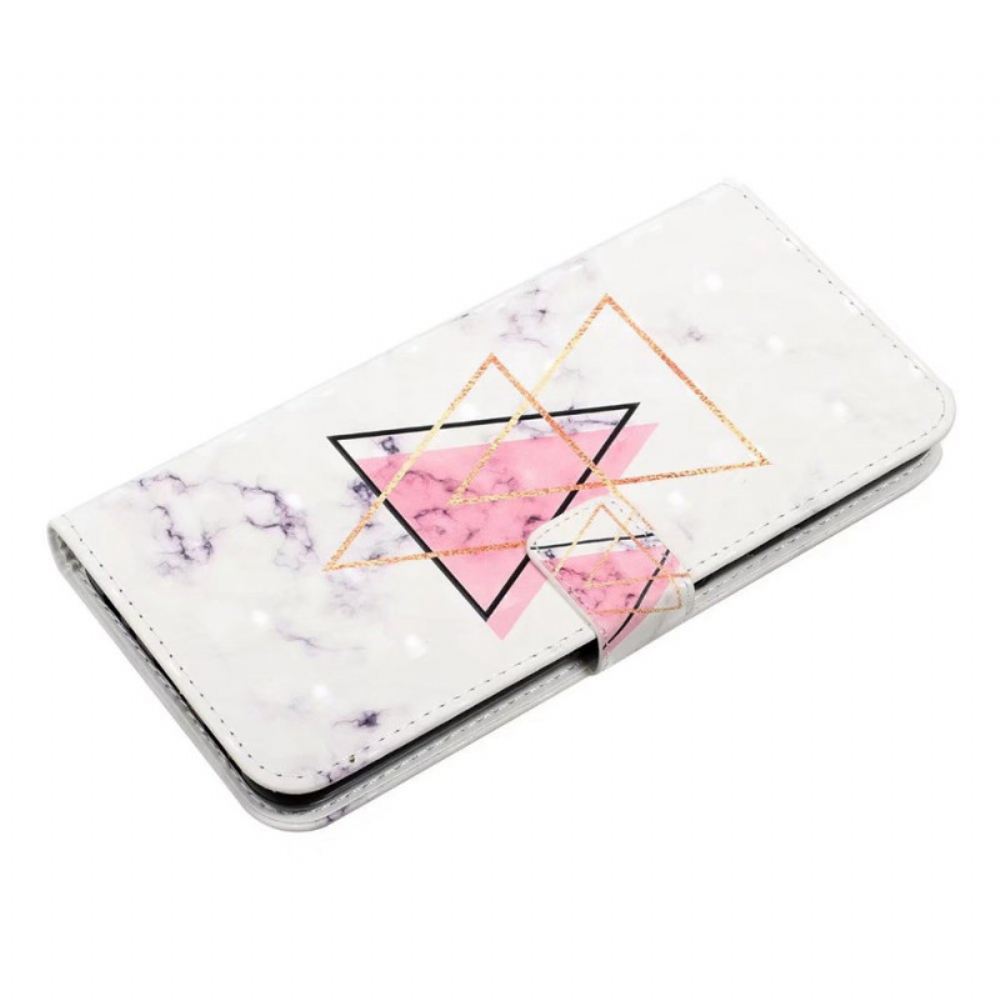 Kožený Kryt Na Oneplus Nord 4 3d Trojúhelníky