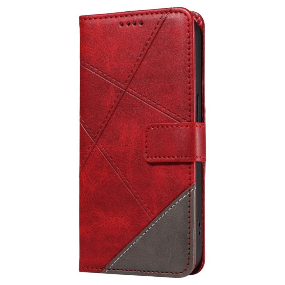 Kožený Kryt Na Oneplus Nord 4 Geometrická Linie