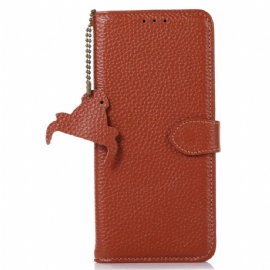 Kožený Kryt Na Oneplus Nord 4 Rfid Blokování A Textura Liči