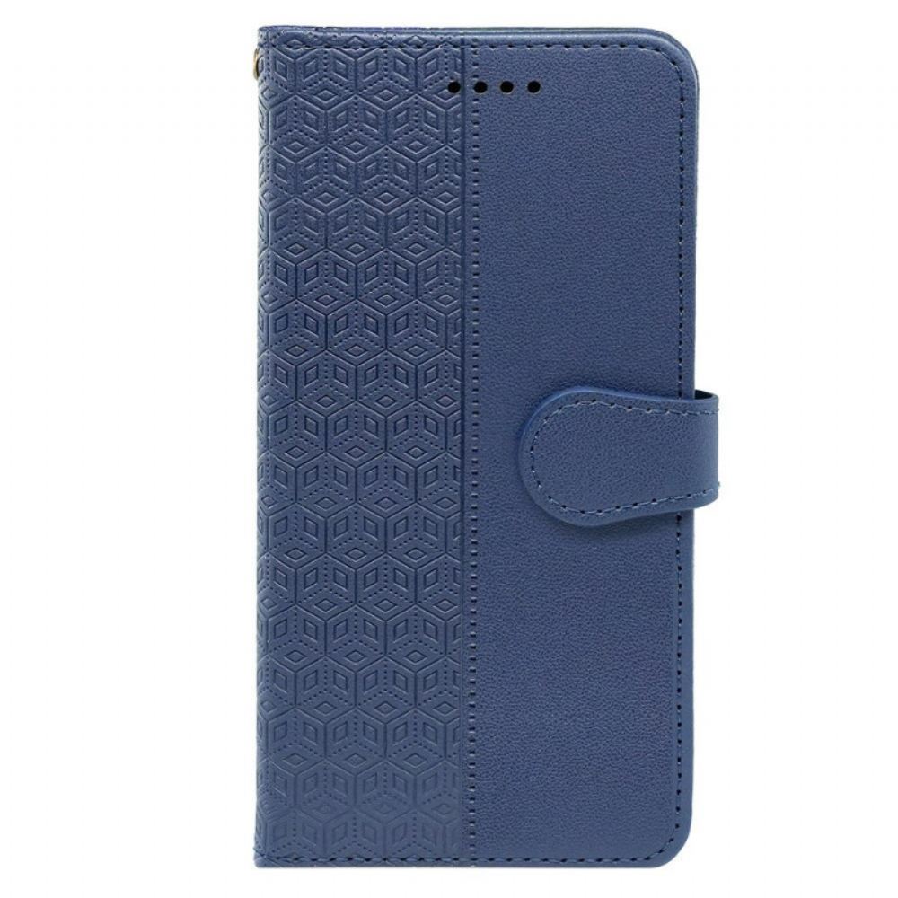 Kožený Kryt Oneplus Nord 4 Krychlový Vzor