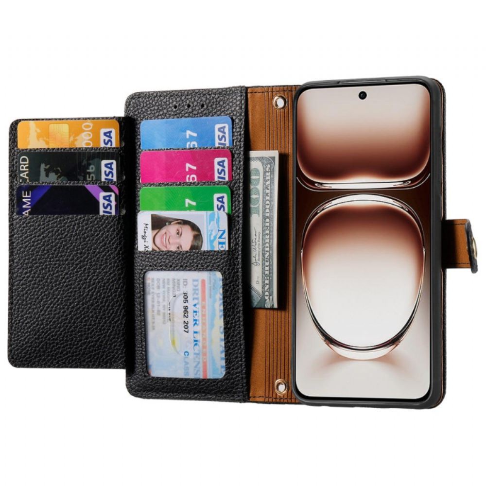 Kožený Kryt Oneplus Nord 4 Peněženka Se Srdíčkem A Rfid Blokováním