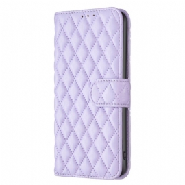 Kožený Kryt Oneplus Nord 4 Prošívaná Barva Binfen