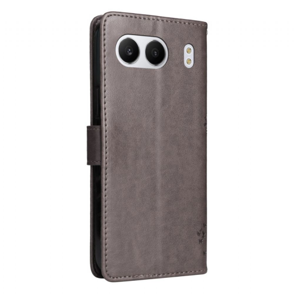 Kožený Kryt Oneplus Nord 4 Strom A Kočka