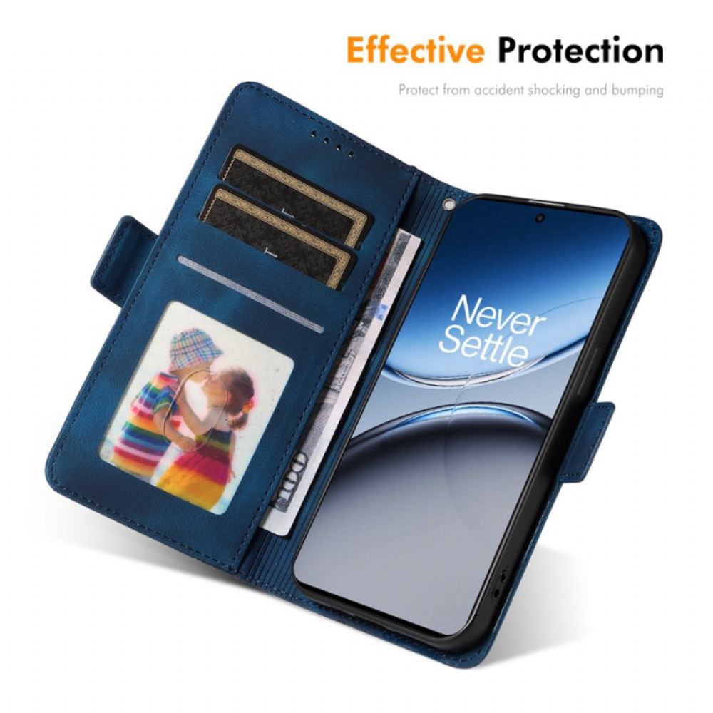 Kožený Kryt Oneplus Nord 4 Vzor S Tvrzeným Sklem A Ochranou Obrazovky