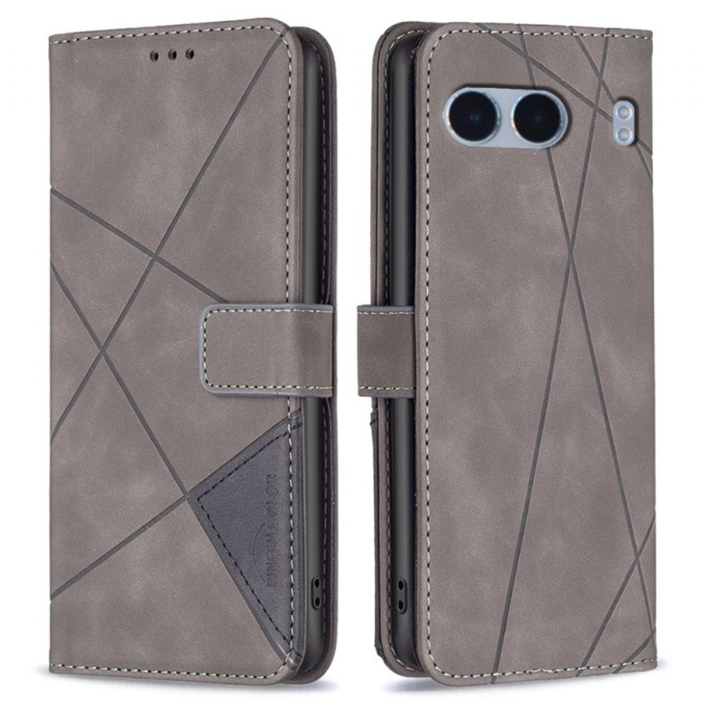 Kožený Kryt Oneplus Nord 4 Vzorovaná Barva Binfen