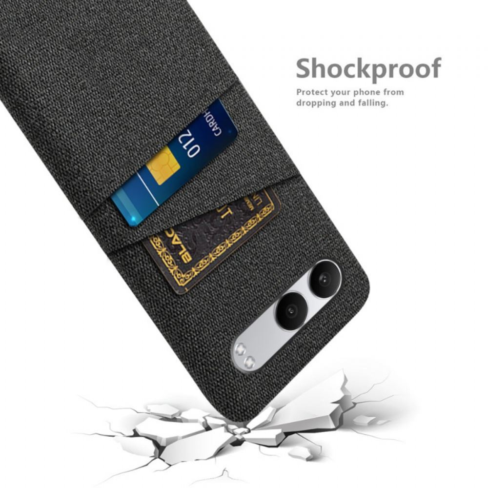 Kryt Na Oneplus Nord 4 Pouzdro Na Karty Z Látky