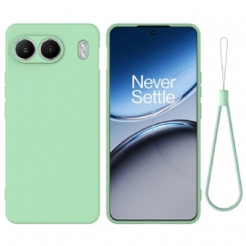 Kryt Na Oneplus Nord 4 Tekutý Silikon S Popruhem