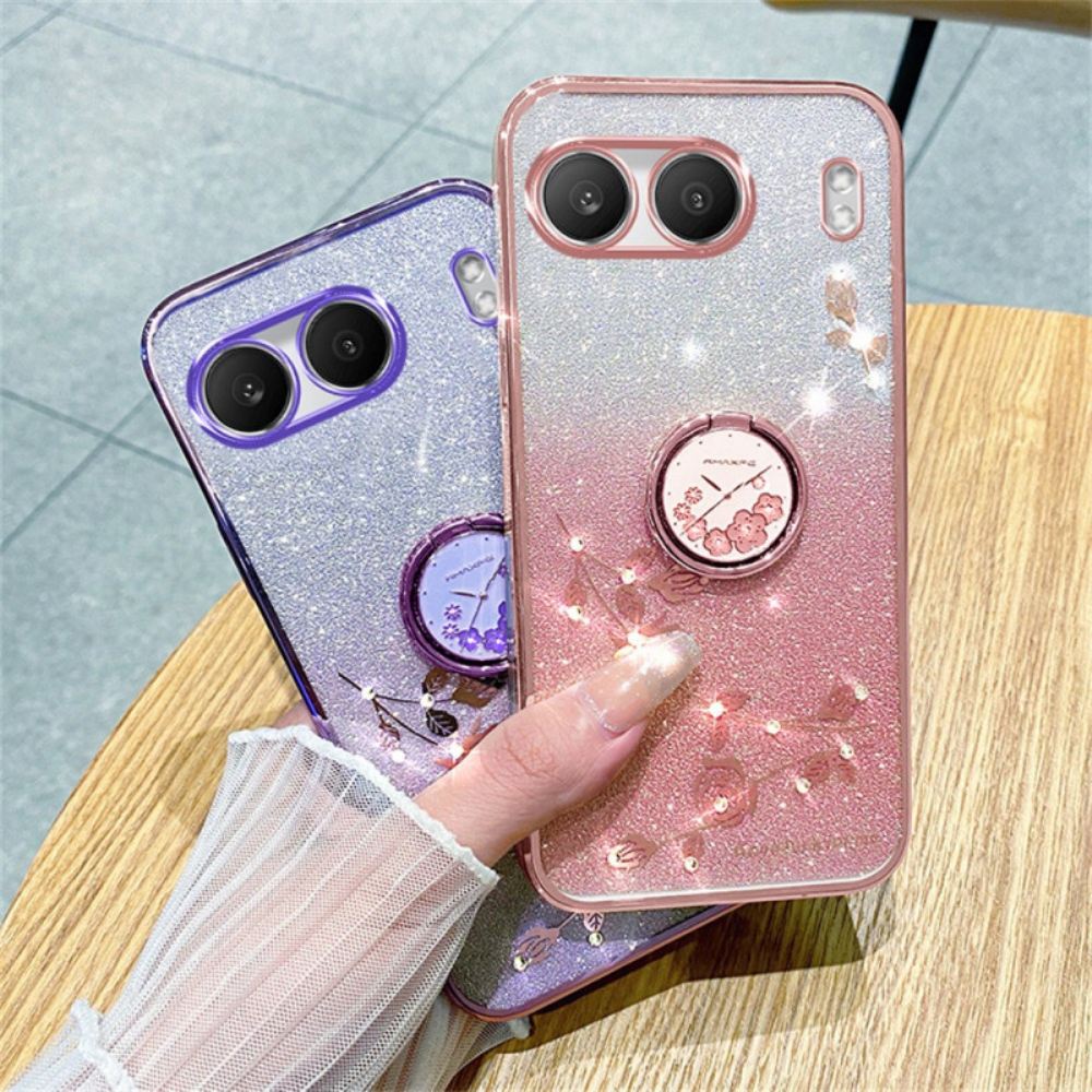 Kryt Oneplus Nord 4 Kadem Držák Na Prsteny S Flitry A Kamínky