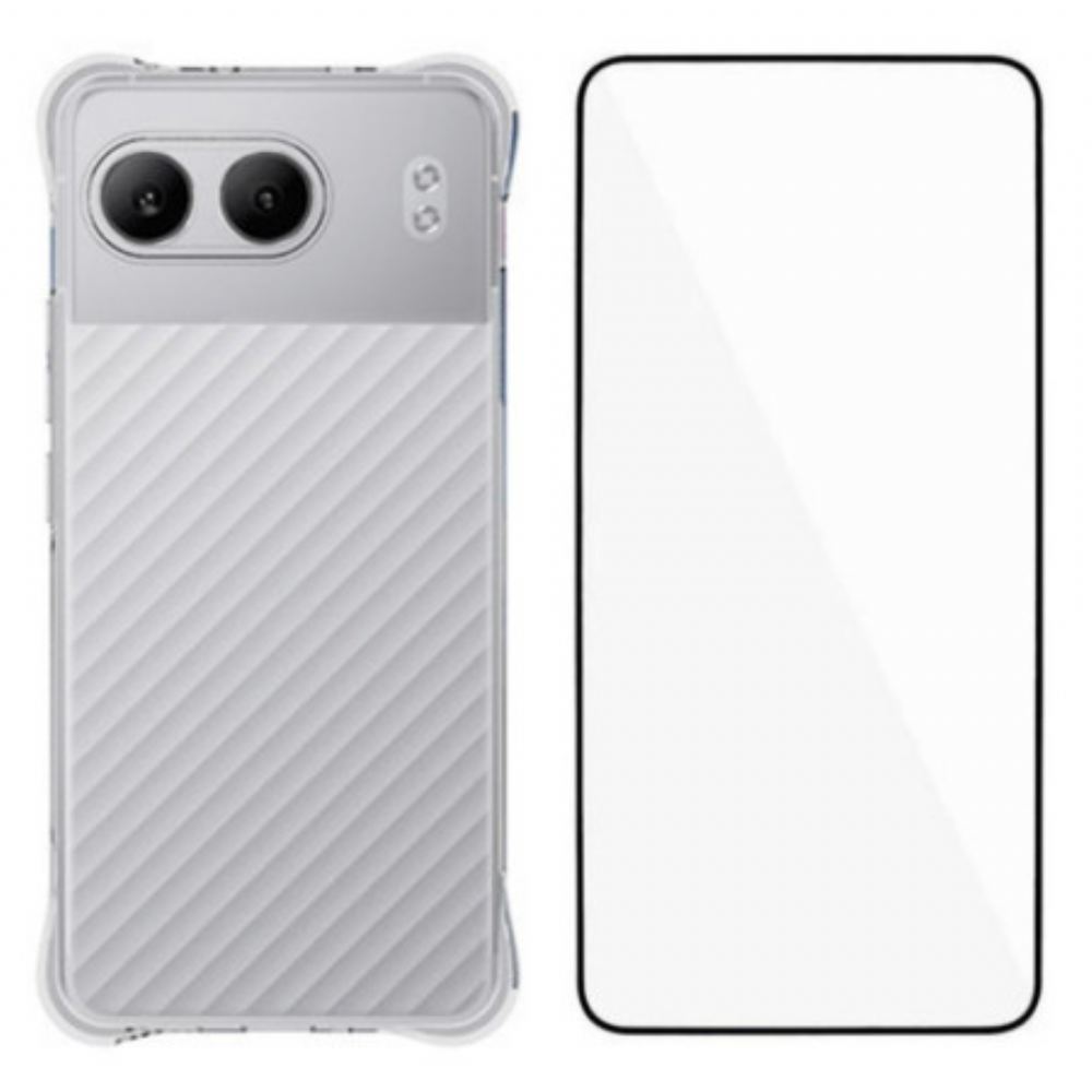 Kryt Oneplus Nord 4 Kryty Na Mobil Zesílené Průhledné S Tvrzeným Sklem