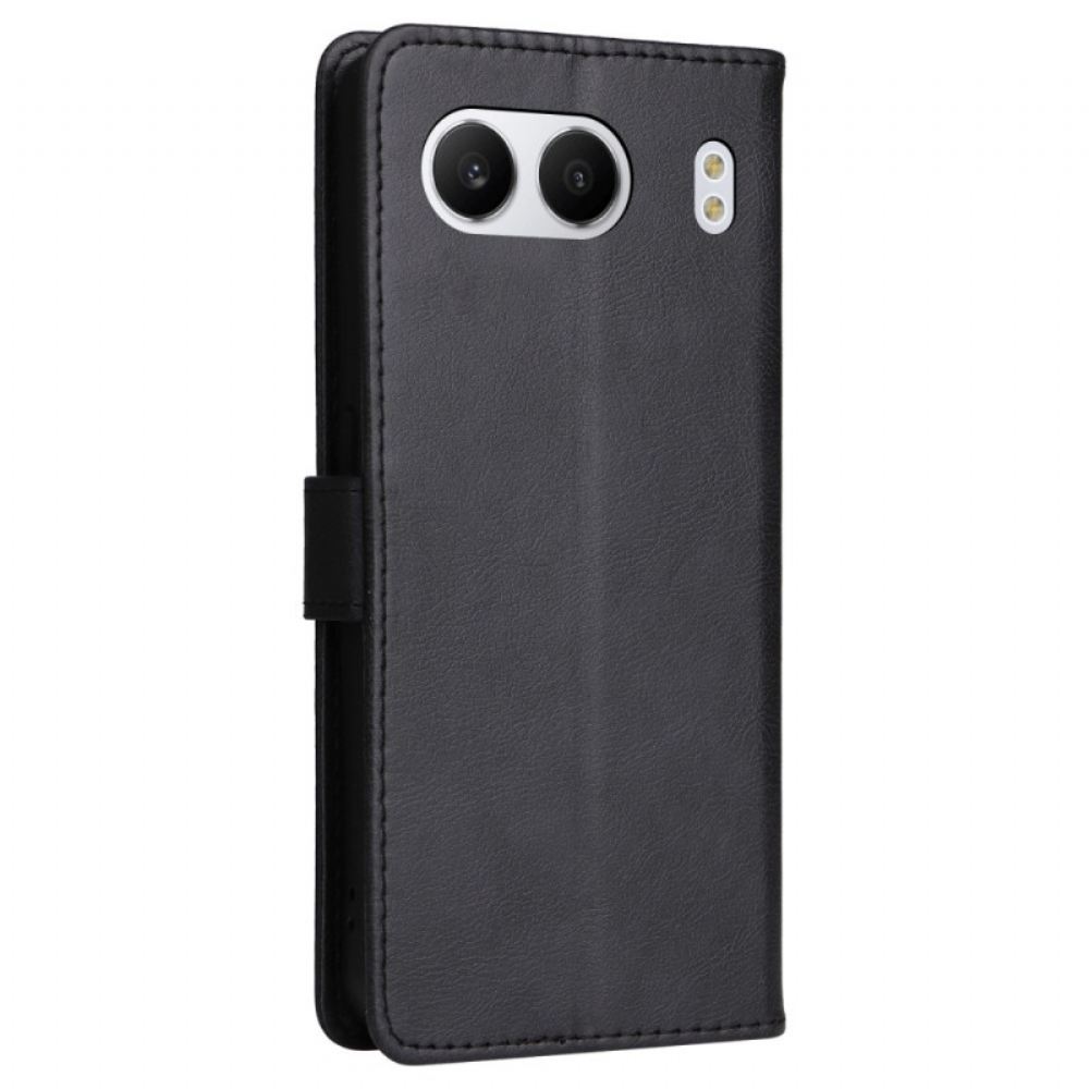 Peněženková Pouzdra Oneplus Nord 4 Kryty Na Mobil Efekt Hladké Kůže